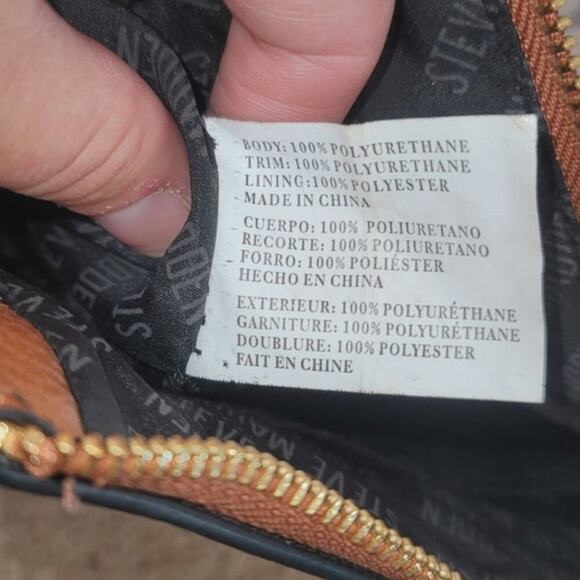 STEVE MADDEN CAMEL TAN SHOULDER BAG - Picture 12 of 16